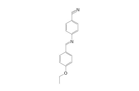 p-[(p-ethoxybenzylidene)amino]benzonitrile