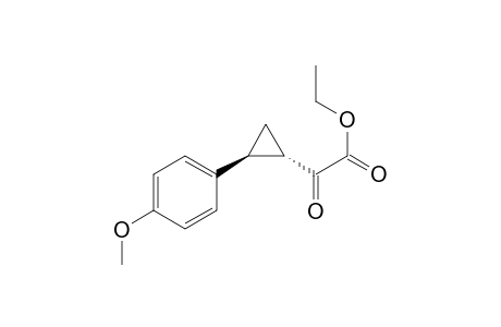 Ethyl (1S,2S)-2-(2-(4-methoxyphenyl)cyclopropyl)-2-oxoacetate