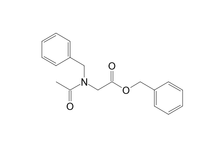 Benzyl 2-(N-acetyl-N-benzyl)aminoethanoate