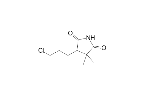 3,3-Dimethyl-4-(3-chloropropyl)pyrrolidin-2,5-dione