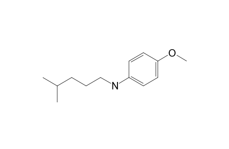 Benzenamine, 4-methoxy-N-(4-methylpentyl)-