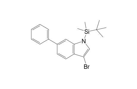 3-Bromo-1-(tert-butyldimethylsilyl)-6-phenylindole