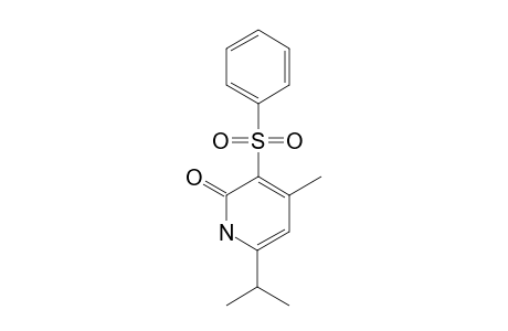 4-Methyl-6-isopropyl-3-phenylsulfonyl-2(1H)-pyridone