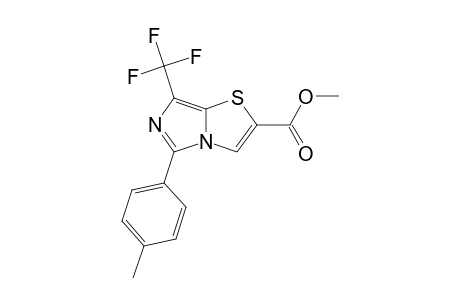 5-(4-METHYLPHENYL)-7-TRIFLUOROMETHYL-IMIDAZO-[5,1-B]-THIAZOL-3-CARBOXYLIC-ACID-METHYLESTER