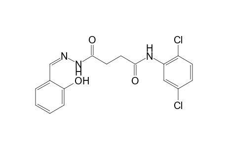 butanoic acid, 4-[(2,5-dichlorophenyl)amino]-4-oxo-, 2-[(Z)-(2-hydroxyphenyl)methylidene]hydrazide