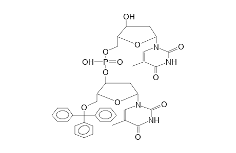 5'-(5'-O-TRITYLDEOXYTHYMID-3'-YLOXYPHOSPHORYL)DEOXYTHYMIDINE