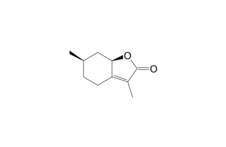 (6R,7aR)-3,6-dimethyl-5,6,7,7a-tetrahydro-4H-1-benzofuran-2-one