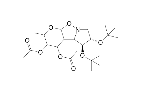 (5S,6S)-3,4-Diacetoxy-5,6-bis(t-butoxy)-2-methyloctahydro-2H-pyrano[3,2-d]pyrrolo[1,2-b]isoxazole