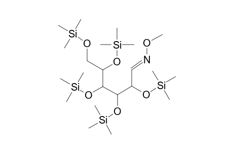 D-Glucose, 2,3,4,5,6-pentakis-O-(trimethylsilyl)-, O-methyloxime