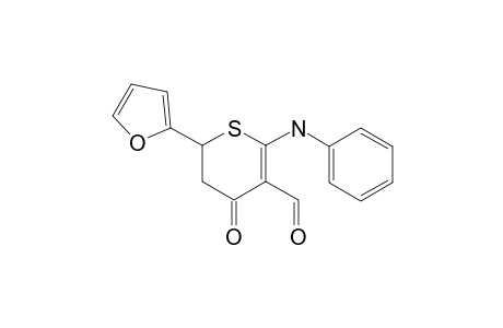 6-(2-furyl)-4-keto-2-(phenylamino)-5,6-dihydrothiopyran-3-carbaldehyde