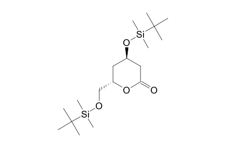 (4R,6S)-4-TERT.-BUTYLDIMETHYLSILYLOXY-6-(TERT.-BUTYLDIMETHYLSILYLOXYMETHYL)-TETRAHYDROPYRAN-2-ONE