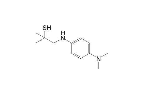 1-[p-(Dimethylamino)anilino]-2-methyl-2-propanethiol