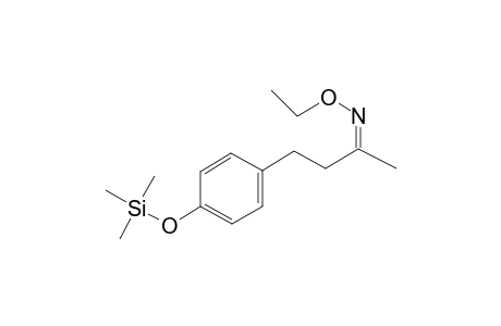 Raspberry ketone ethoxime, mono-TMS, isomer 1