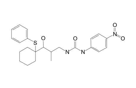 Anti-(2rs,3rs)-N-{3-hydroxy-2-methyl-3-(phenylthio)cyclohexenyl]propyl}-N'-(p-nitrophenyl)urea