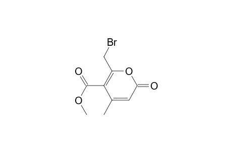 2H-Pyran-5-carboxylic acid, 6-(bromomethyl)-4-methyl-2-oxo-, methyl ester