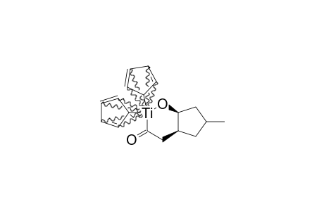 4-(ETA(1)-ACYL)-3-BIS-(CYCLOPENTADIENYL)-8-METHYL-2-OXA-3-TITANABICYCLO-[4.3.0]-NONANE;MAJOR-ISOMER