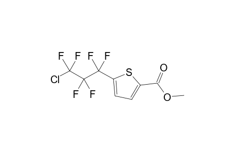 5-Methoxycarbonyl-2-(.omega.chlorohexafluoropropyl)thiophene