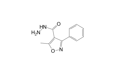 5-methyl-3-phenyl-4-isoxazolecarboxylic acid, hydrazide