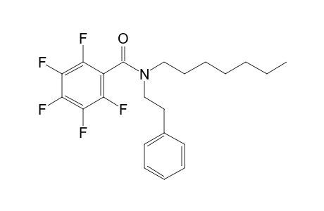 Benzamide, pentafluoro-N-(2-phenylethyl)-N-heptyl-