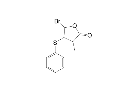 2(3H)-Furanone, 4,5-dihydro-5-bromo-3-methyl-4-(phenylthio)-