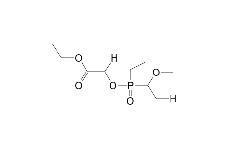 ETHOXYCARBONYLMETHYL 1-METHOXYETHYL(ETHYL)PHOSPHINATE