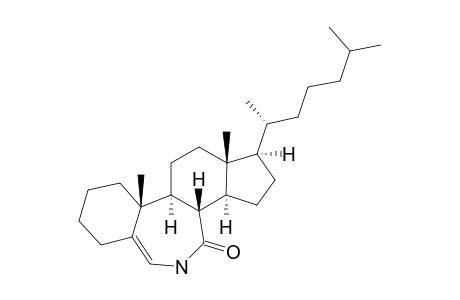 7-Aza-B-homocholest-5-en-7a-one