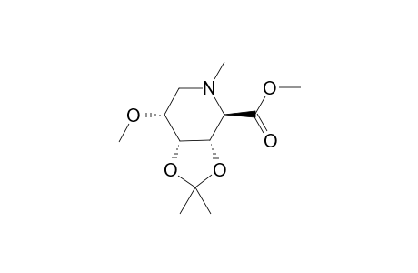 METHYL-2,6-DIDEOXY-3,4-O-ISOPROPYLIDENE-5-O-METHYL-2,6-(METHYLIMINO)-D-ALLONATE