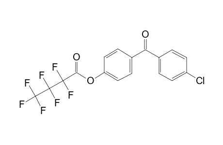 4-Chloro-4'-hydroxybenzophenone, heptafluorobutyrate