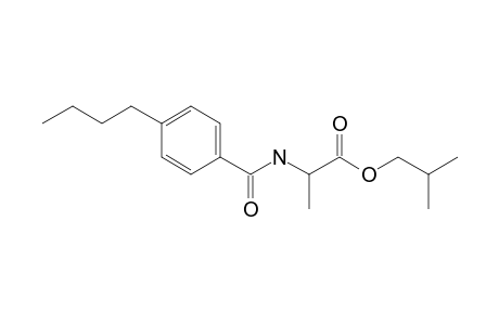 L-Alanine, N-(4-butylbenzoyl)-, isobutyl ester