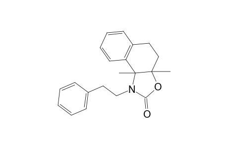 3a,9b-dimethyl-1-(2-phenylethyl)-3a,4,5,9b-tetrahydronaphtho[1,2-d][1,3]oxazol-2(1H)-one