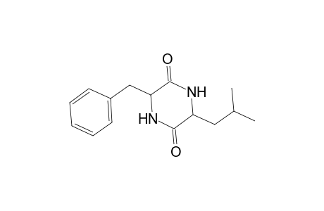 3-BENZYL-6-ISOBUTYL-2,5-PIPERAZINEDIONE