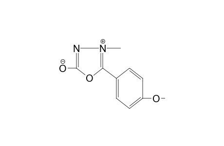 5-HYDROXY-2-(p-METHOXYPHENYL)-3-METHYL-1,3,4-OXADIAZOLIUM HYDROXIDE,INNER SALT