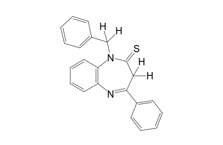 1-benzyl-1,3-dihydro-4-phenyl-2H-1,5-benzodiazepine-2-thione