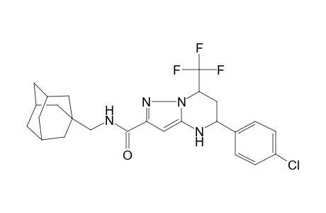 N-(1-adamantylmethyl)-5-(4-chlorophenyl)-7-(trifluoromethyl)-4,5,6,7-tetrahydropyrazolo[1,5-a]pyrimidine-2-carboxamide