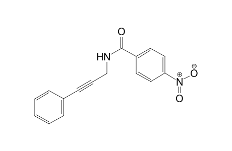 4-Nitro-N-(3-phenylprop-2-ynyl)benzamide