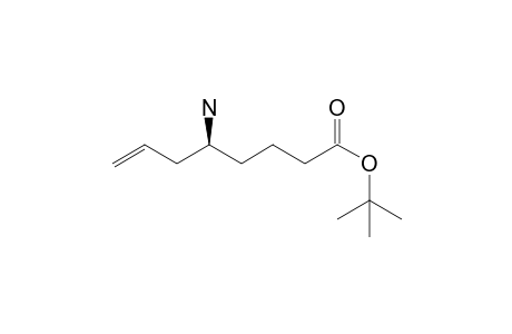 (-)-(S)-tert-butyl 5-amino-oct-7-enoate