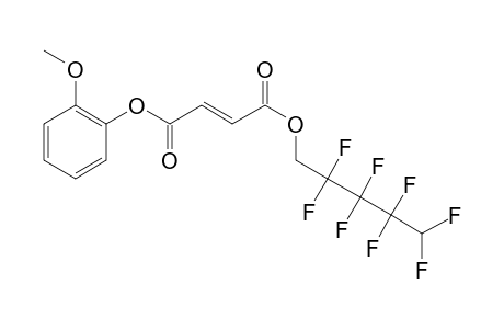 Fumaric acid, 2-methoxyphenyl 2,2,3,3,4,4,5,5-octafluoropentyl ester