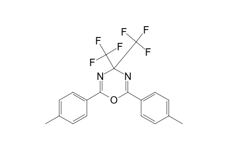 2,6-DI-(6-METHYLPHENYL)-4,4-BIS-(TRIFLUORMETHYL)-4H-1,3,5-OXADIAZIN