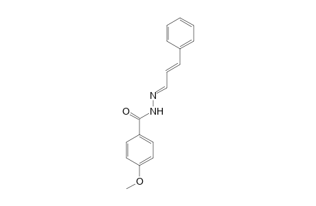 4-Methoxy-N'-[(E,2E)-3-phenyl-2-propenylidene]benzohydrazide