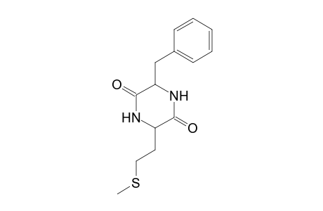 2,5-Piperazinedione, 2-(2-methylthio)ethyl-6-benzyl-