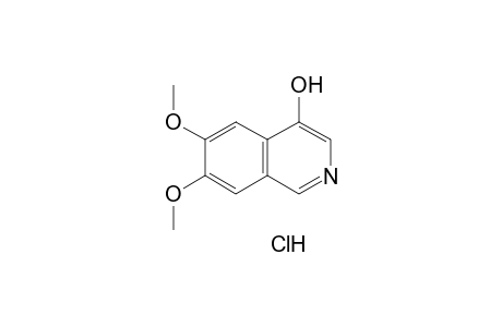 6,7-dimethoxy-4-isoquinolinol, hydrochloride