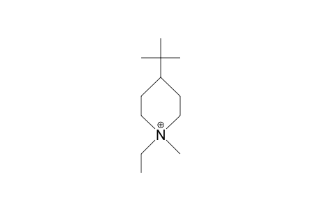 R-4-tert-Butyl-C-1-ethyl-T-1-methyl-piperidinium cation