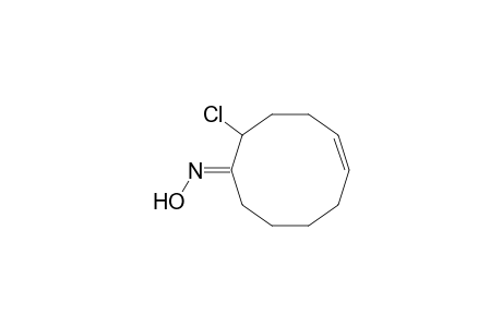 5-Cyclodecen-1-one, 2-chloro-, oxime