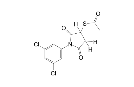N-(3,5-dichlorophenyl)-2-mercaptosuccinimide, acetate (ester)