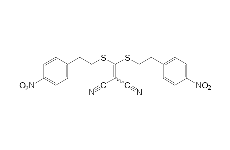 {bis[(p-Nitrophenethyl)thio]methylene}malononitrile