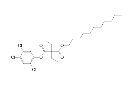 Diethylmalonic acid, 2,4,5-trichlorophenyl undecyl ester