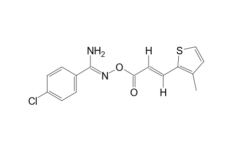 trans-p-chloro-O-[3-(3-methyl-2-thienyl)acryloyl]benzamidoxime