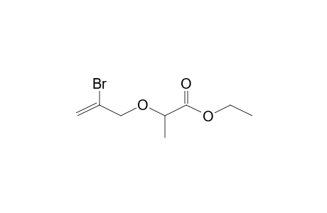 3-Oxa-5-hexenoic acid, 5-bromo-2-methyl-, ethyl ester