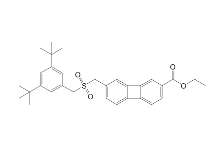 Ethyl 7-[(3',5'-di-tert-butylbenzyl)sulfonylmethyl]biphenylene-2-carboxylate