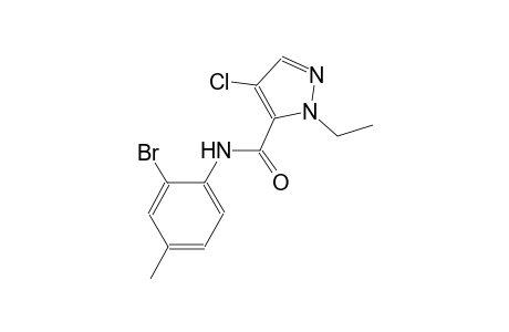 N-(2-bromo-4-methylphenyl)-4-chloro-1-ethyl-1H-pyrazole-5-carboxamide